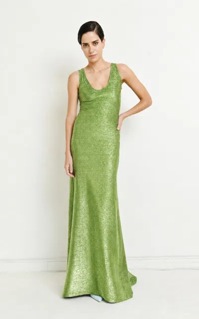 Francoise Françoise Nina Maxi Dress In Green