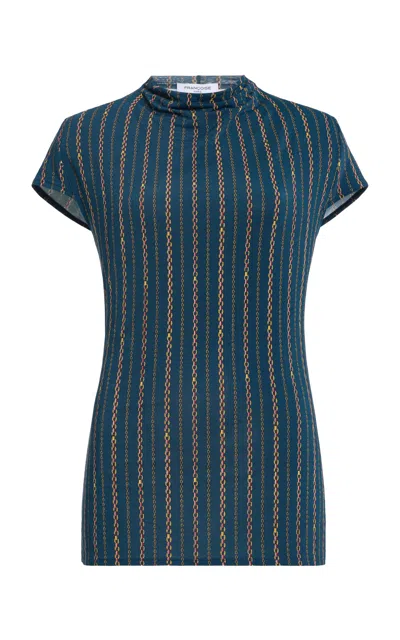Francoise Françoise Nora Jersey Top In Blue