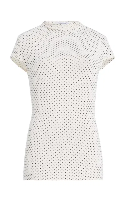Francoise Françoise Nora Knit Top In Black,white