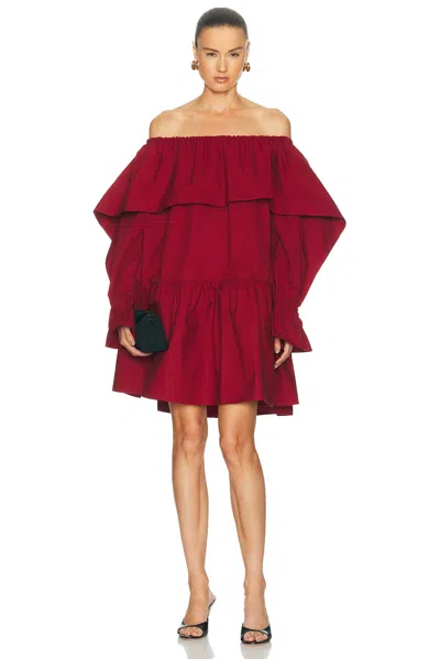 Francoise Sadie Dress In Red