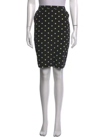 Pre-owned Francoise Silk Mini Skirt In Black