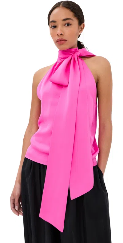 Francoise Susan Silk Blouse Pink