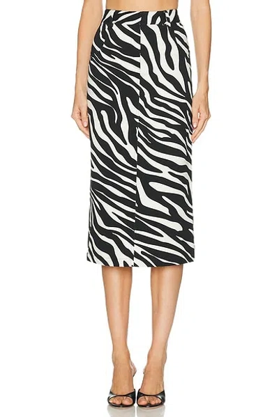 Francoise Tina Skirt In Black & White
