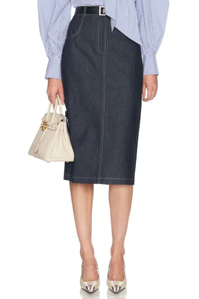 Francoise Tina Skirt In Indigo