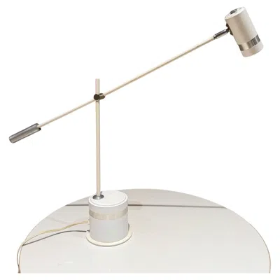Pre-owned Frandsen Post-modern Benny  Counter-balance Halogen Task Lamp In Sand