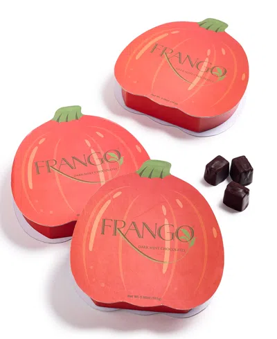 Frango Chocolates Dark Mint Chocolates In Pumpkin Box, 3 Pack, Created For Macy's In Transparent
