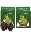 Frango Chocolates 2 Pack Holiday Dark Mint Chocolate Santas, Created For Macy's In No Color