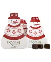 Frango Chocolates 3 Pack Holiday Dark Mint Chocolates In Snowman Box, Created For Macy's In No Color