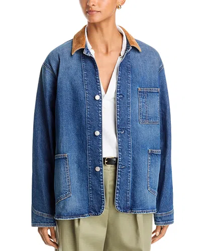 Frank & Eileen Bantry Cotton Blend Barn Jacket In Multi