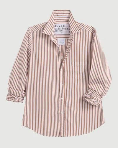 Frank And Eileen Barry Button Up In Brown