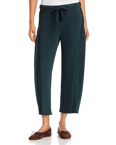 Frank & Eileen Bibi Cotton Barrel Sweatpants In Green