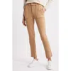 Frank & Eileen Blackrock Raw Edge Cotton Sweatpants In Brown
