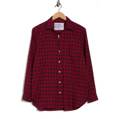 Frank & Eileen Boyfriend Button-up Shirt In Red