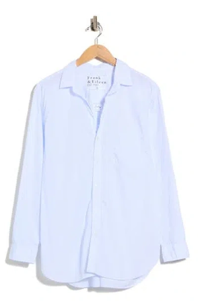 Frank & Eileen Boyfriend Button-up Shirt In Blue
