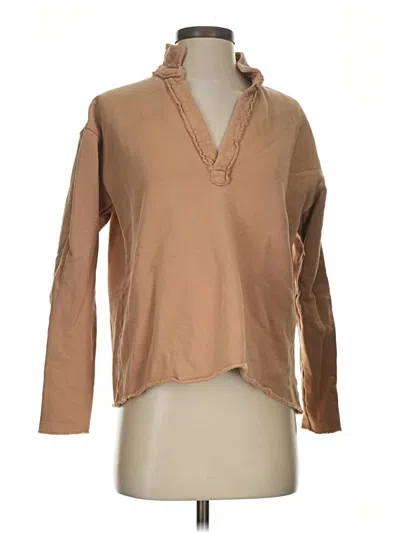 Pre-owned Frank & Eileen Cardigan Sweater In Brown