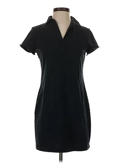 Pre-owned Frank & Eileen Casual Dress In Black