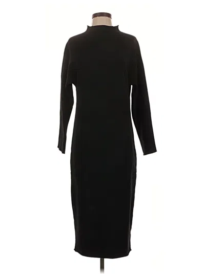 Pre-owned Frank & Eileen Casual Dress In Black