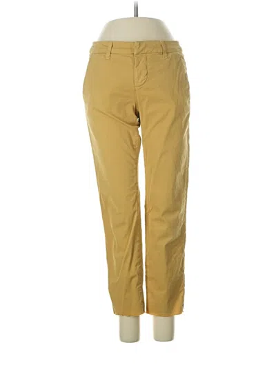 Pre-owned Frank & Eileen Casual Pants In Gold