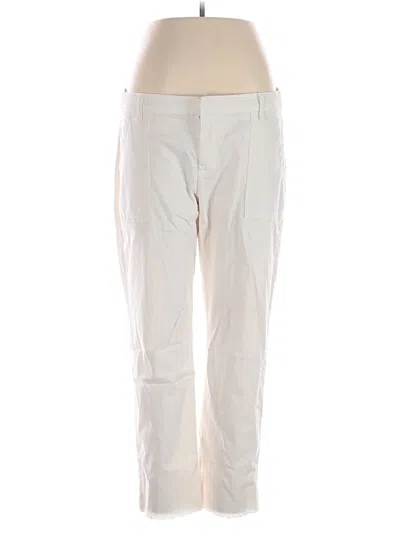Pre-owned Frank & Eileen Casual Pants In Ivory