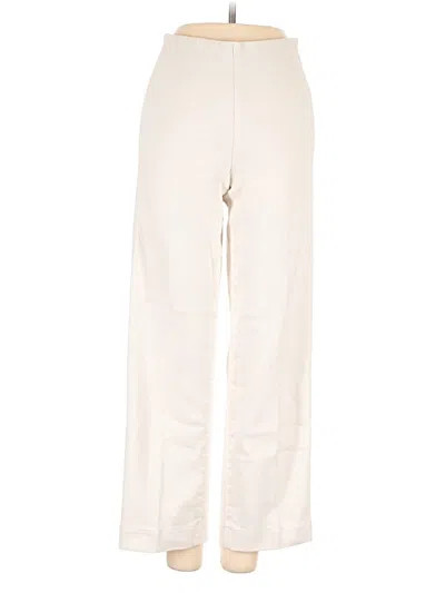 Pre-owned Frank & Eileen Casual Pants In Ivory