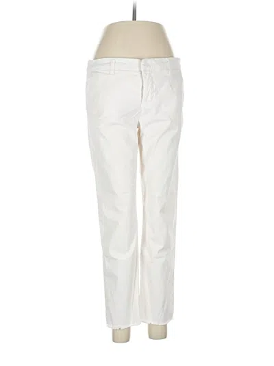 Pre-owned Frank & Eileen Casual Pants In White