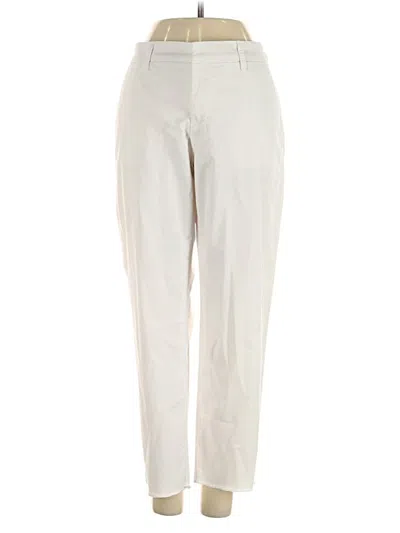 Pre-owned Frank & Eileen Casual Pants In White