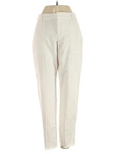 Pre-owned Frank & Eileen Casual Pants In White
