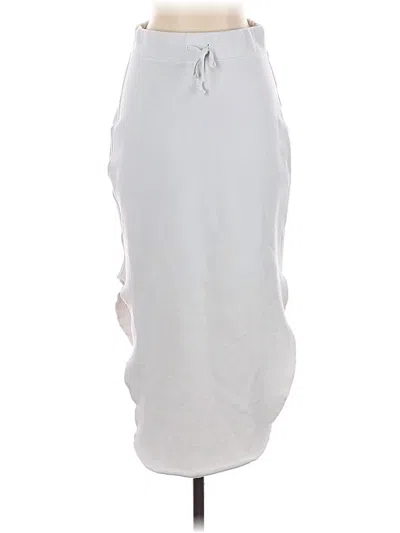 Pre-owned Frank & Eileen Casual Skirt In White