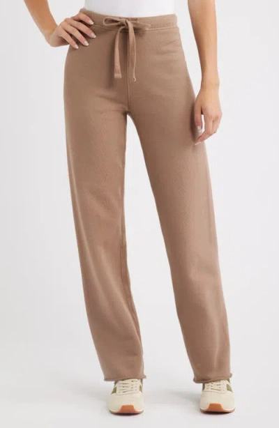 Frank & Eileen Catherine Cotton Sweatpants In Brown