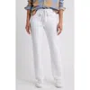Frank & Eileen Catherine Tie Waist Sweatpants In White
