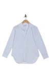 Frank & Eileen Classic Cotton Button-up Shirt In Blue