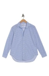 Frank & Eileen Classic Cotton Button-up Shirt In Blue