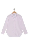Frank & Eileen Classic Cotton Button-up Shirt In Purple