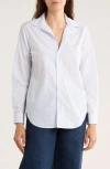 Frank & Eileen Classic Cotton Button-up Shirt In White