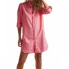 Frank & Eileen Classic Shirtdress In Sunset In Pink