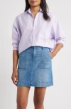 Frank & Eileen Continuous Button-up Shirt In White