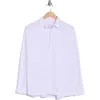 Frank & Eileen Continuous Cotton Button-up Shirt In Blue