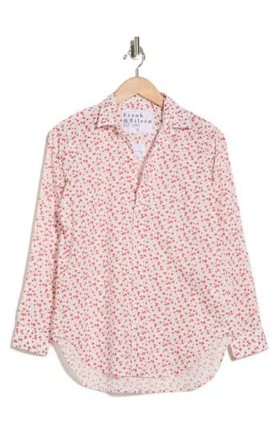 Frank & Eileen Cotton Button-up Shirt In Pink