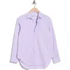 Frank & Eileen Continuous Button-up Shirt In Purple