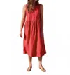 Frank & Eileen Daphne Dress In Summer Red In Red