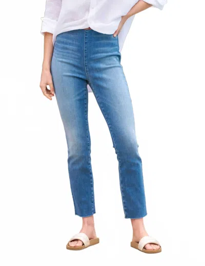 Frank & Eileen Derry Illusion Pull-on Jean In Medium Wash In Blue