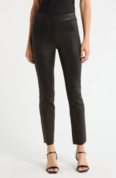 Frank & Eileen Derry Illusion Pull-on Pants In Black