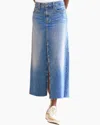 Frank & Eileen Donnybrook Denim Skirt In 2010 Wash In Blue