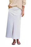 Frank & Eileen Donnybrook Denim Skirt In White In White
