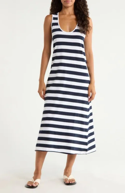 Frank & Eileen Dylan Stripe Tank Dress In Multi