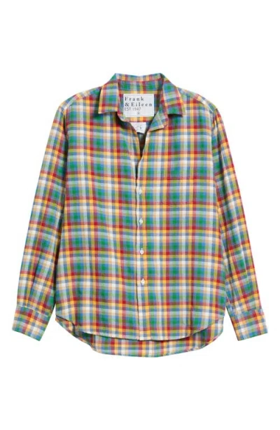 Frank & Eileen Eileen Check Cotton Flannel Button-up Shirt In Multi