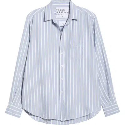 Frank & Eileen Eileen Relaxed Button-up Shirt In Blue