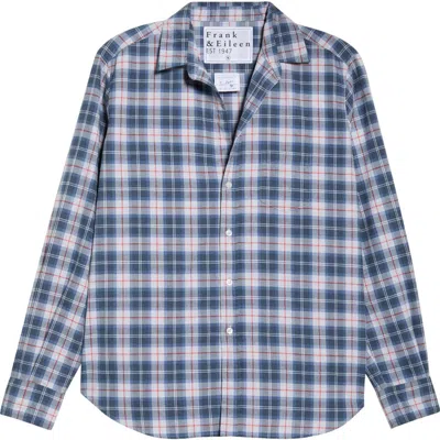 Frank & Eileen Eileen Relaxed Button-up Shirt In Blue
