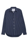 Frank & Eileen Eileen Relaxed Button-up Shirt In Blue
