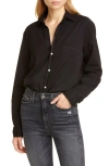 Frank & Eileen Eileen Relaxed Button-up Shirt In Brown